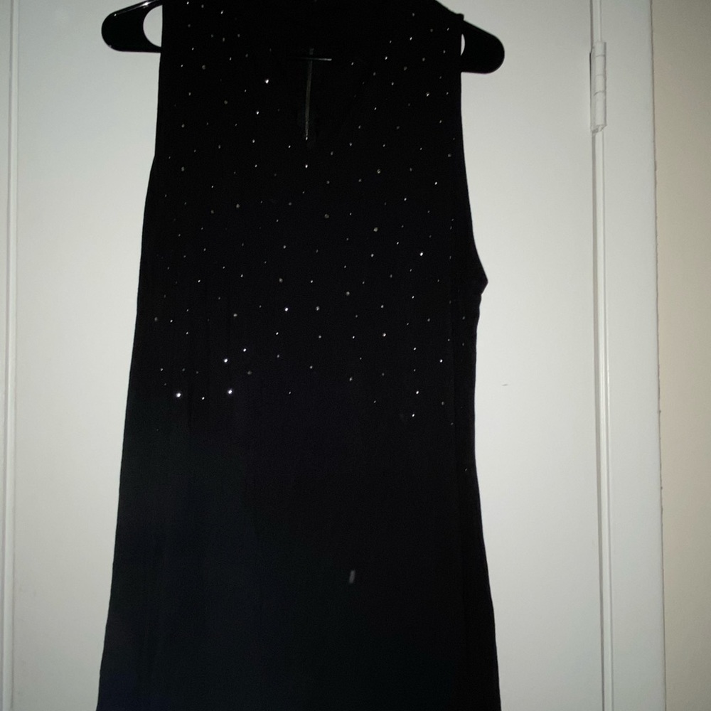 Mini black dress